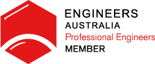 Engineers Australia - Professional Engineers member logo